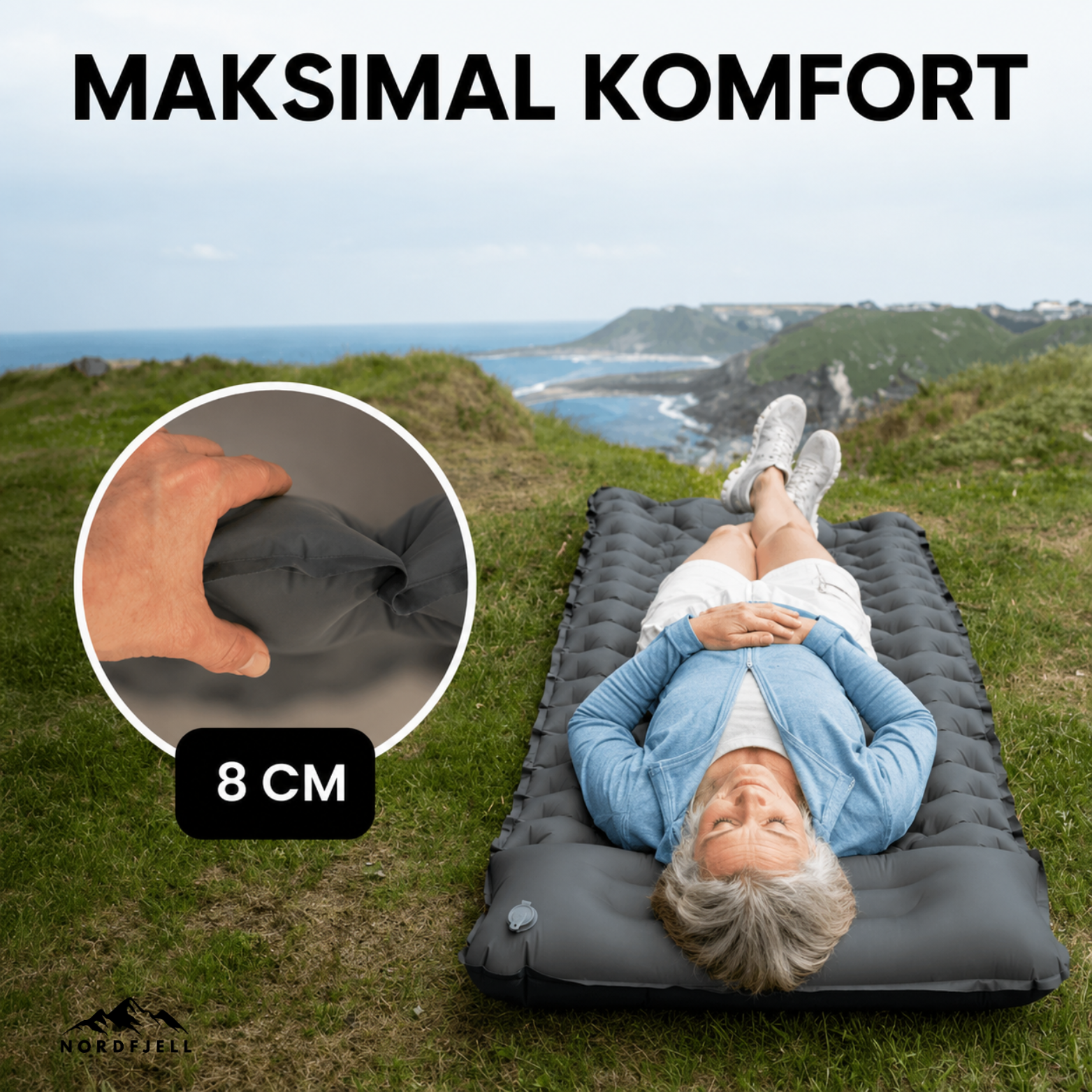NordFjell™ ultralett og kompakt liggeunderlag