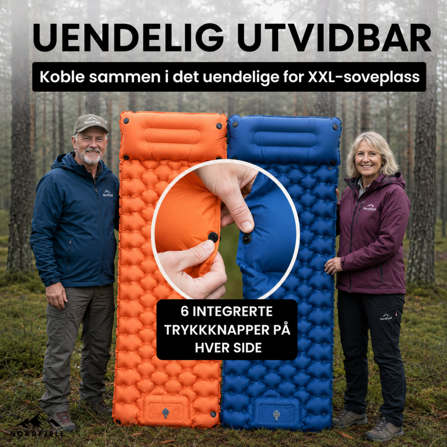 NordFjell™ ultralett og kompakt liggeunderlag