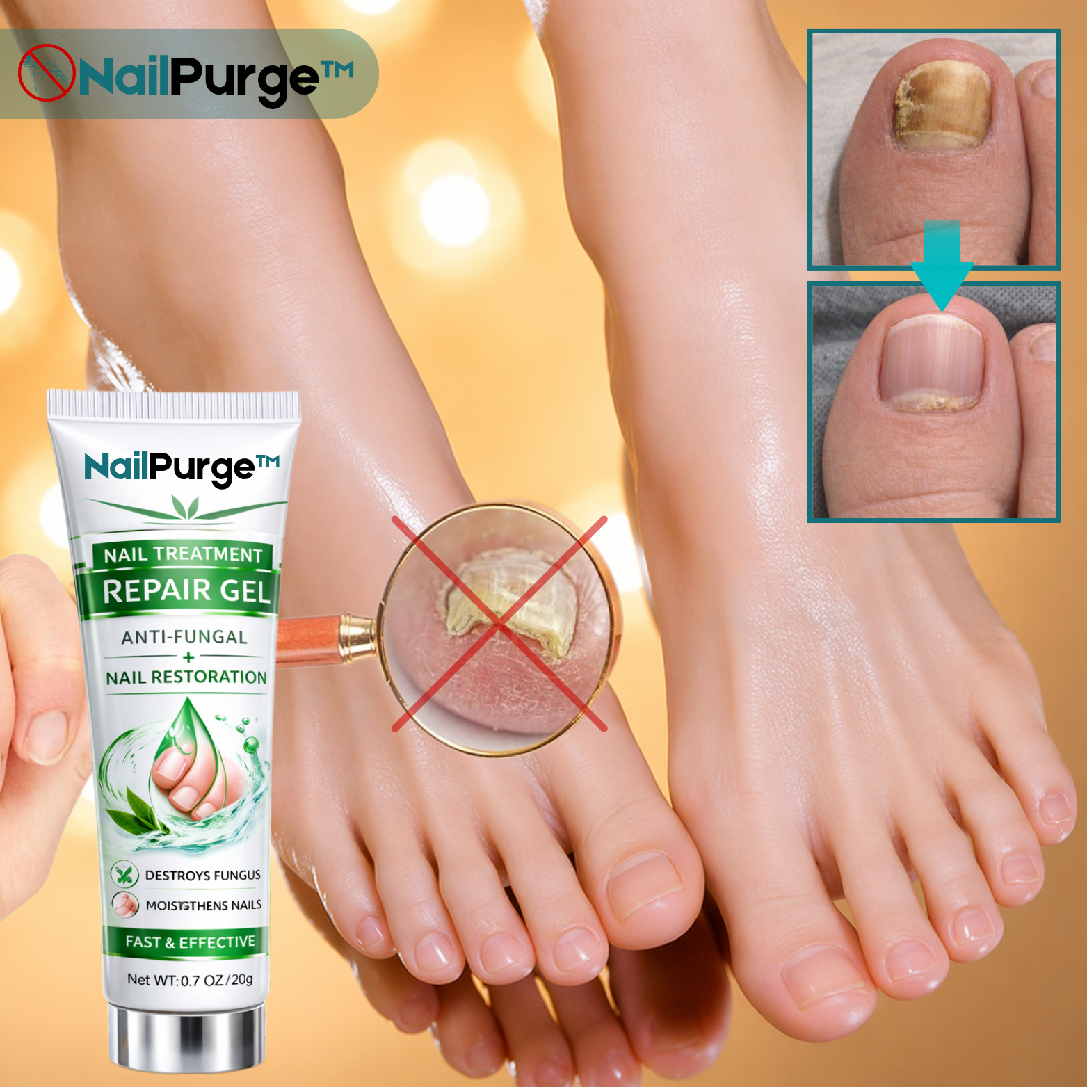 NailPurge™ Neglereparasjonsgel